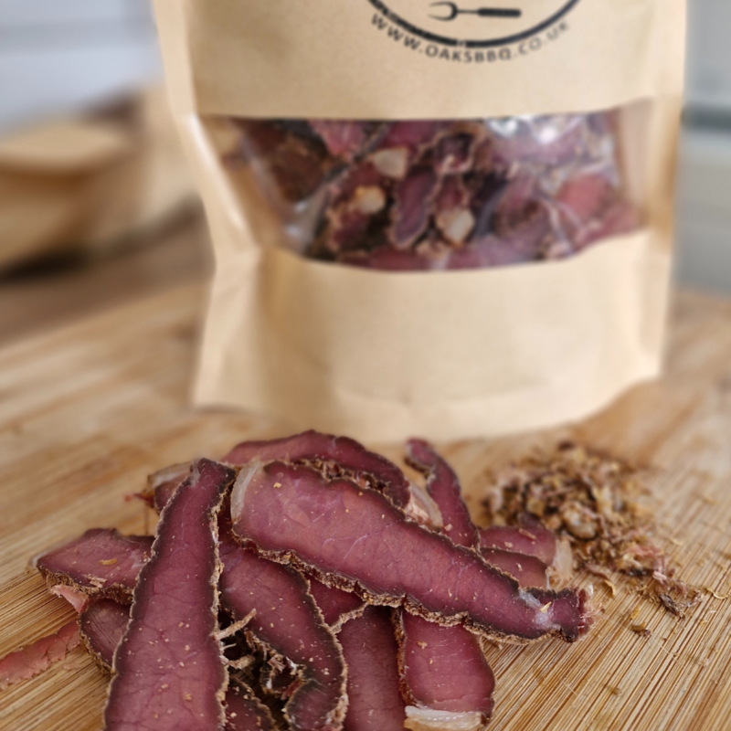 Oaks BBQ Packed Biltong